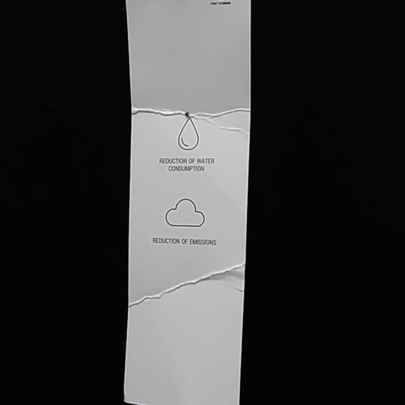 Zara XL undershirt cotton black nwt - Picture 3 of 6